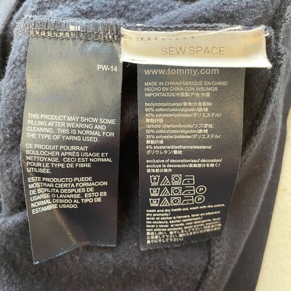 Tommy Hilfiger‎ Pullover Sweater Navy Blue Size XXS - Picture 4 of 5